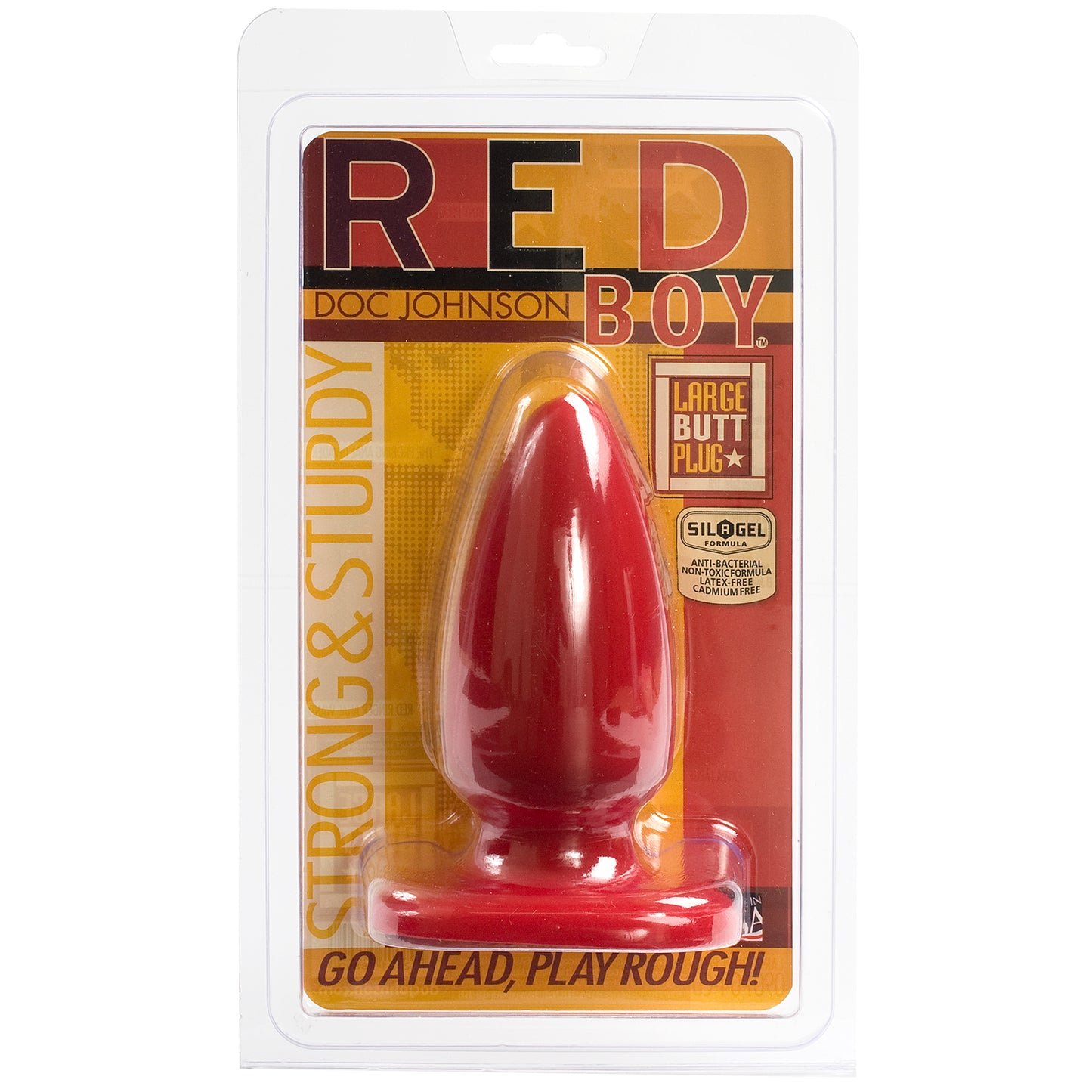 Red Boy - Large Butt Plug Red
