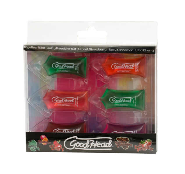 Goodhead Oral Sex Gel Pillow Paks 6 Pack