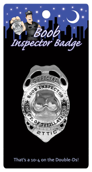 Official Boob Inspector Badge