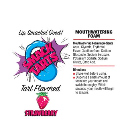 Smack Tarts Mouthwatering Foam - Sour Strawberry 2.7 oz