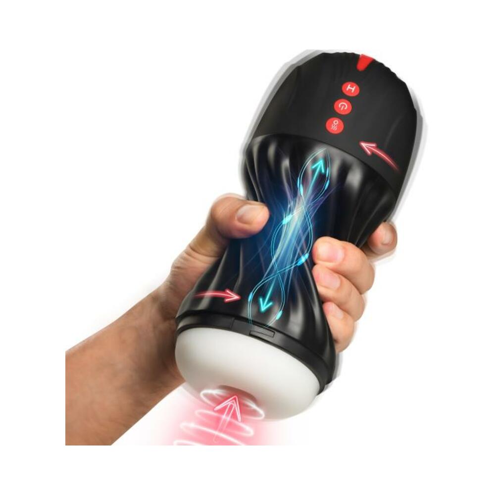 Sucking and Vibrating Masturbator