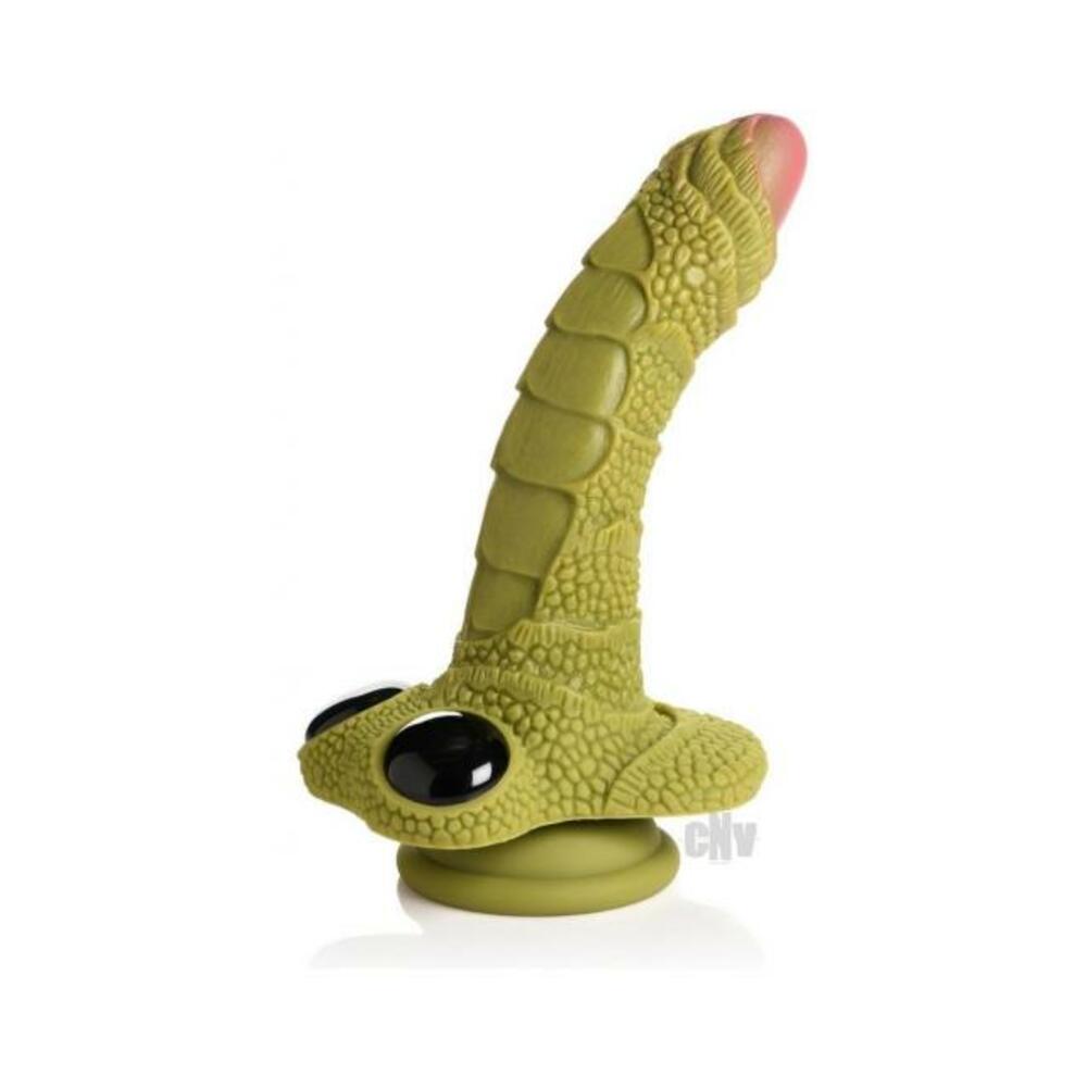 Swamp Monster Green Scaly Silicone Dildo