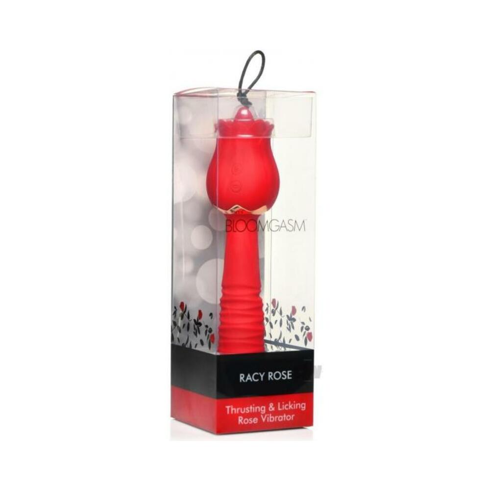 Racy Rose Thrusting and Licking Rose Vibrator