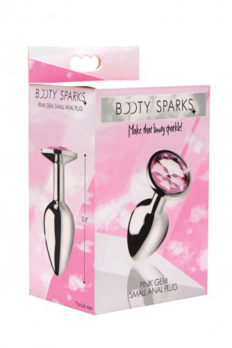 Pink Gem Anal Plug- Small