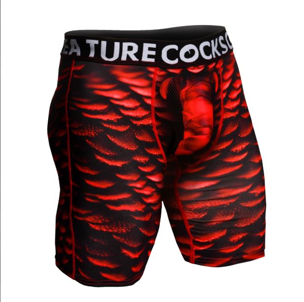 Creature Wear Horny Devil Demon Boxer Shorts - Large