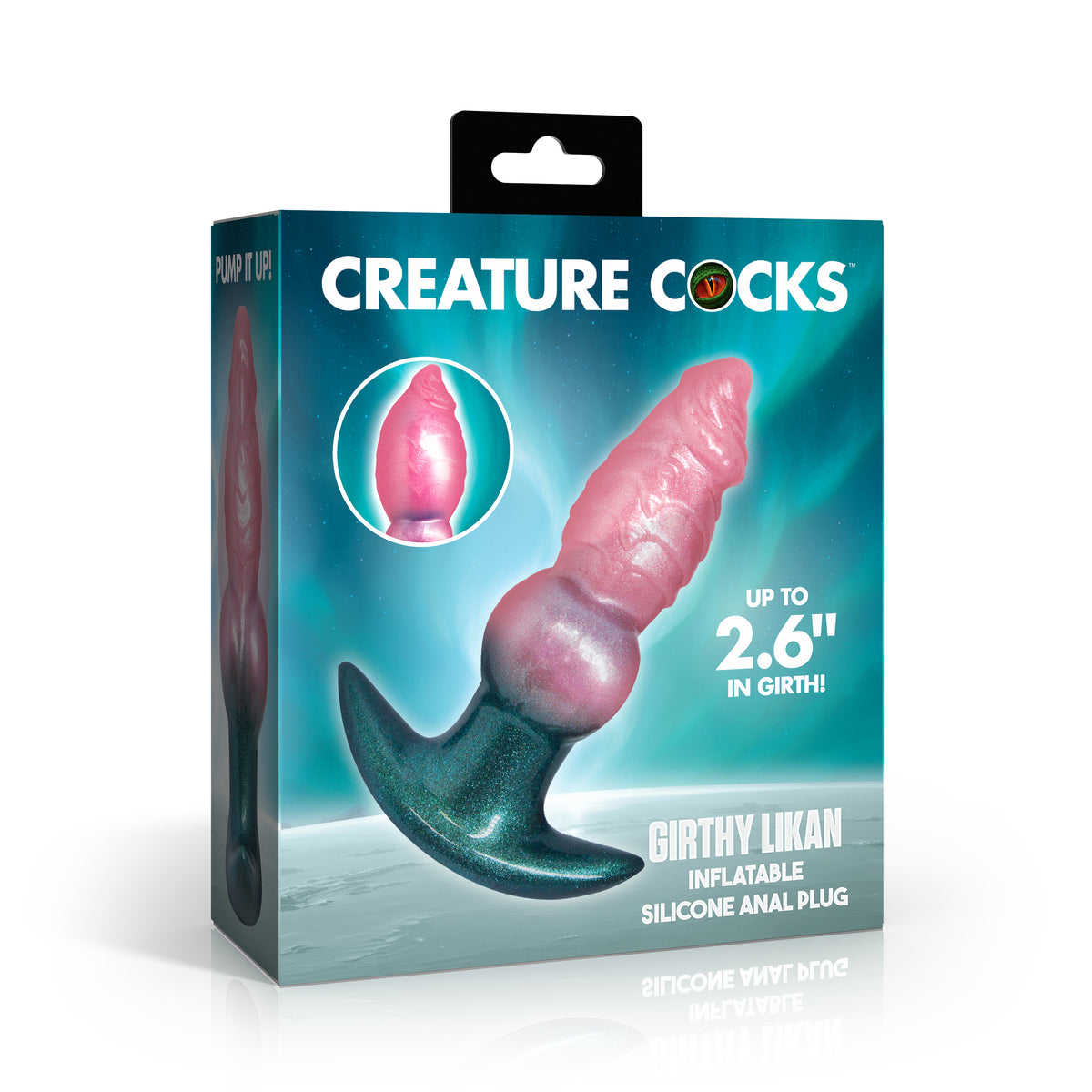 Girthy Likan Inflatable Silicone Anal Plug