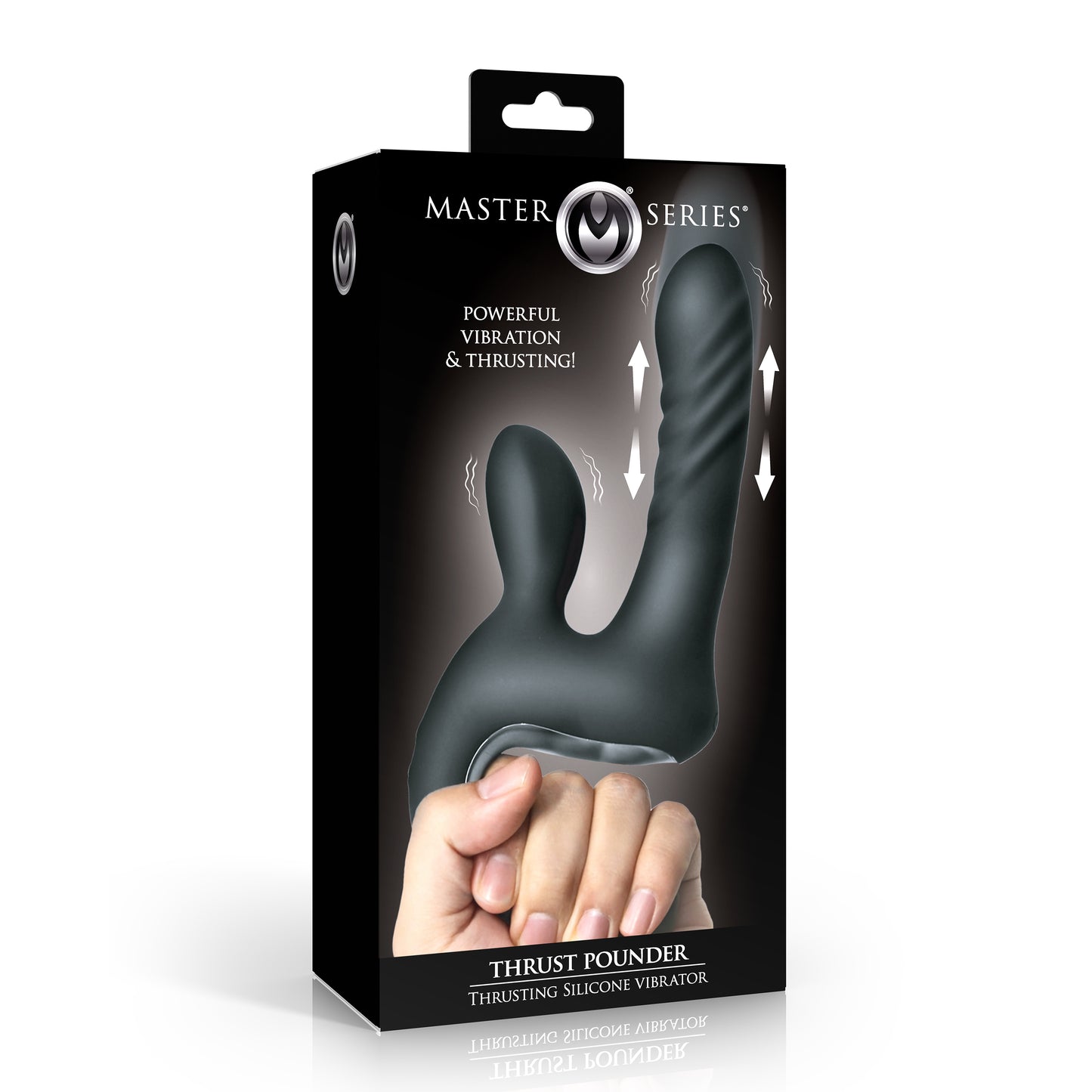 Thrust Pounder Thrusting Silicone Vibrator