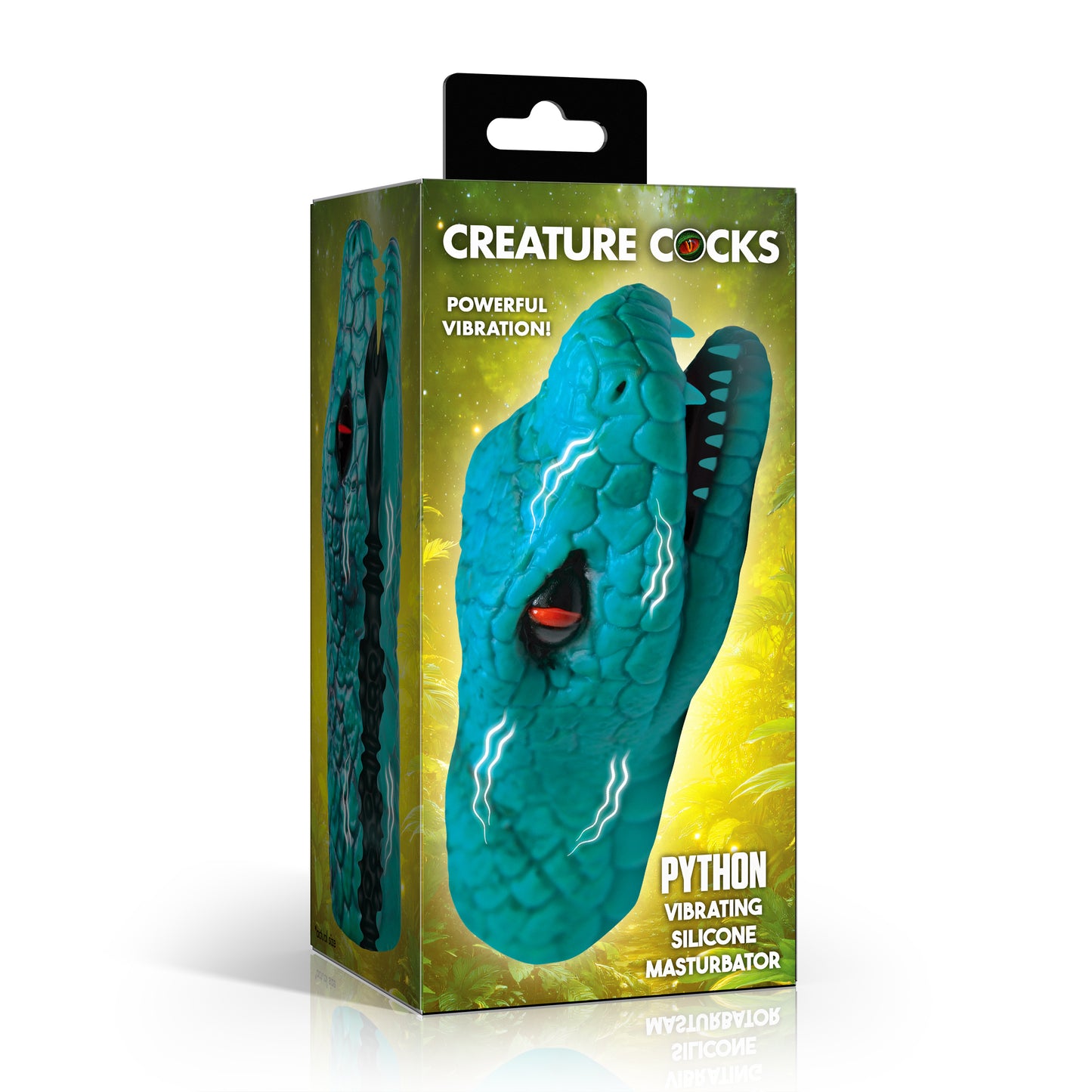 Python Vibrating Silicone Masturbator