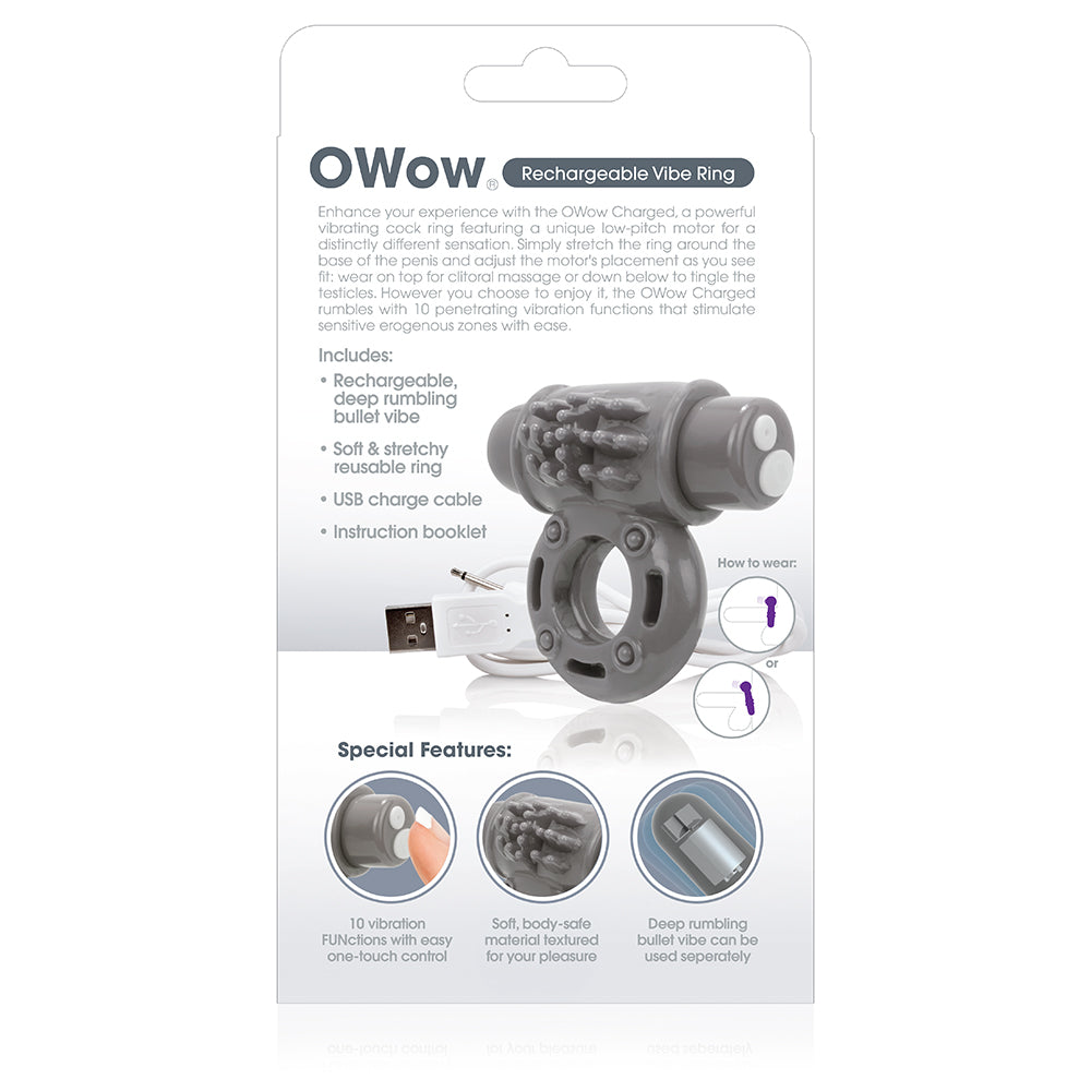 Screaming O Charged OWow Vooom Mini Vibe - Grey