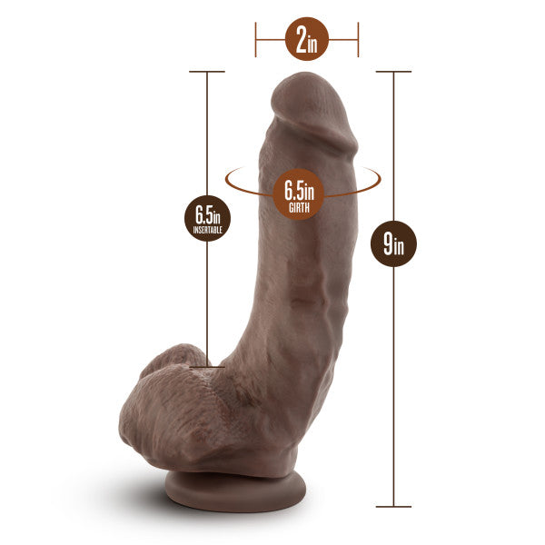 Mr. Mayor 9 inches Dildo with Suction Cup Brown