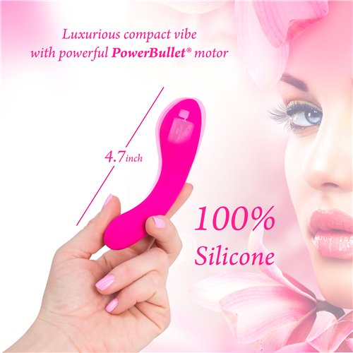 Mini Swan Wand 4.75 inches Pink Vibrator