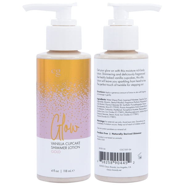 Cgc Vanilla Cupcake Shimmer Lotion Gold