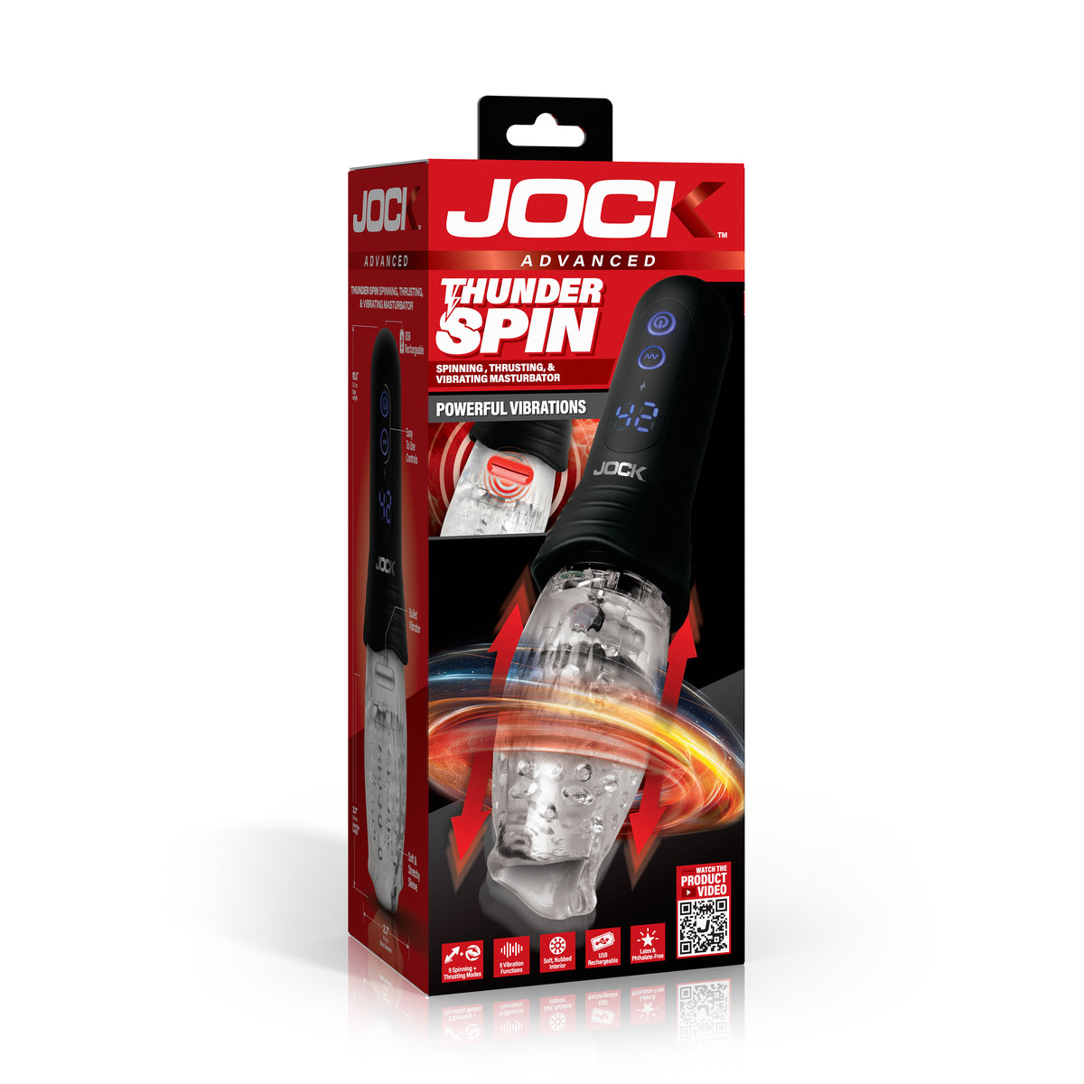 Spinning, Thrusting and Vibrating Masturbator