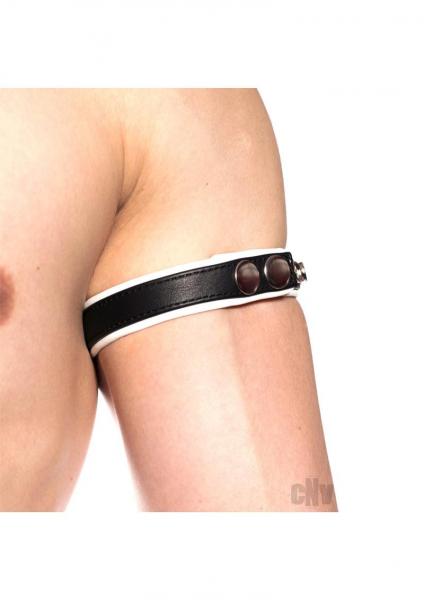 Prowler Red Bicep Band White Os