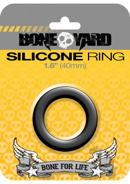 Boneyard Silicone Ring 40mm Black