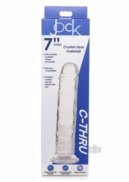 Jock C-Thru Dildo - 7 Inch