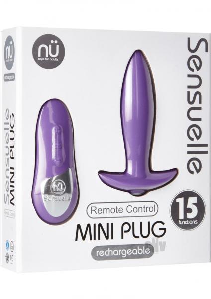 Sensuelle Remote Control Rechargeable Mini Plug