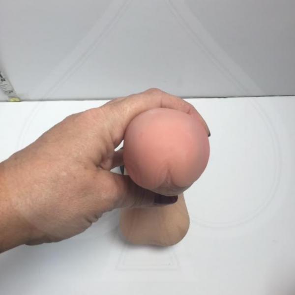21 Real Feel Deluxe No 4 Wallbanger Dildo Waterproof 7.5 Inch Beige