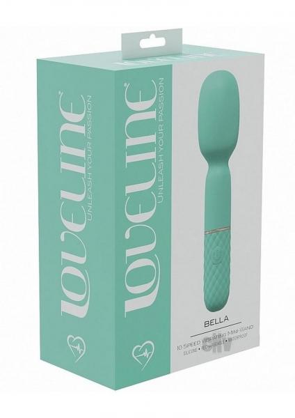 Loveline Bella 10 Speed Vibrating Mini-wand Silicone Rechargeable Waterproof Green