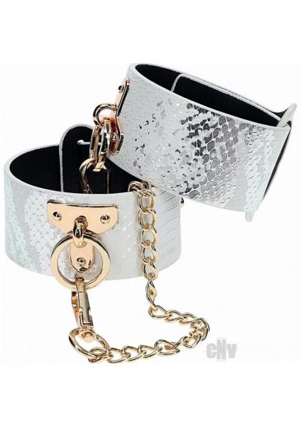 Ouch! Florence Collection Leg Cuffs White