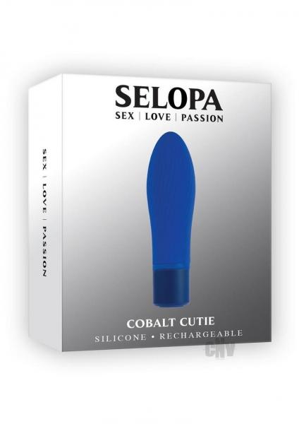 Selopa Cobolt Cutie Rechargeable Silicone Mini Vibrator Blue