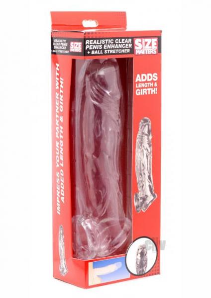 Realistic Clear Penis Enhancer and Ball Stretcher