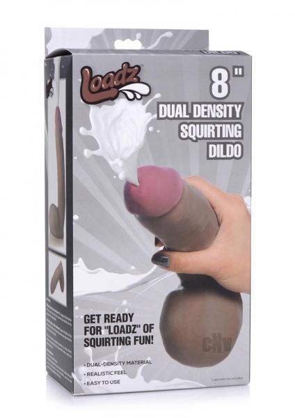Dual Density Squirting Dildo - 8 Inch