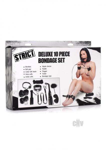 Deluxe 10 Piece Bondage Set