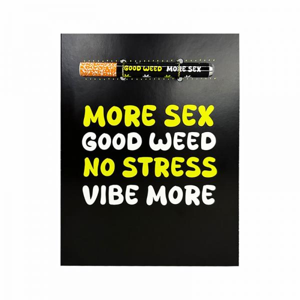 More Sex Greeting Card W/matchbook