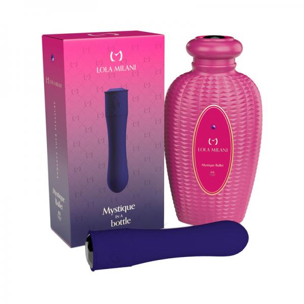 Lola Milani Mystique Bullet W/pink Bottle - Dark Purple
