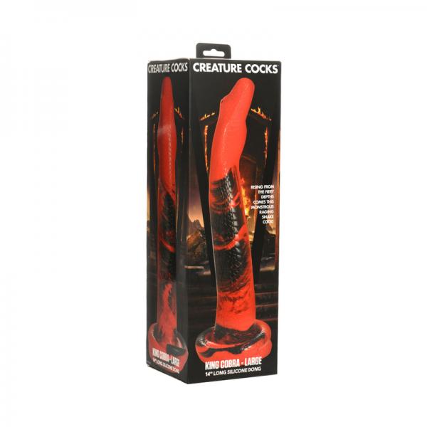 King Cobra Silicone Dildo - 14 Inch