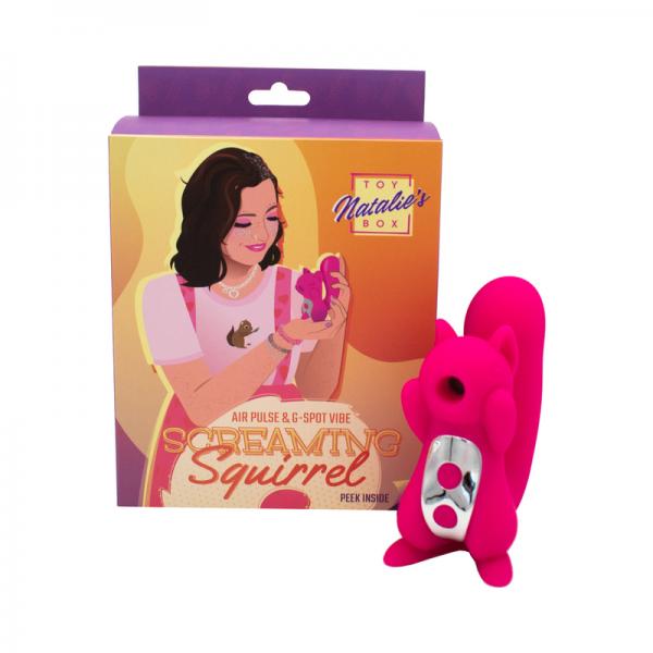 Natalie's Toy Box Screaming Squirrel Pulsing And Vibrating - Red