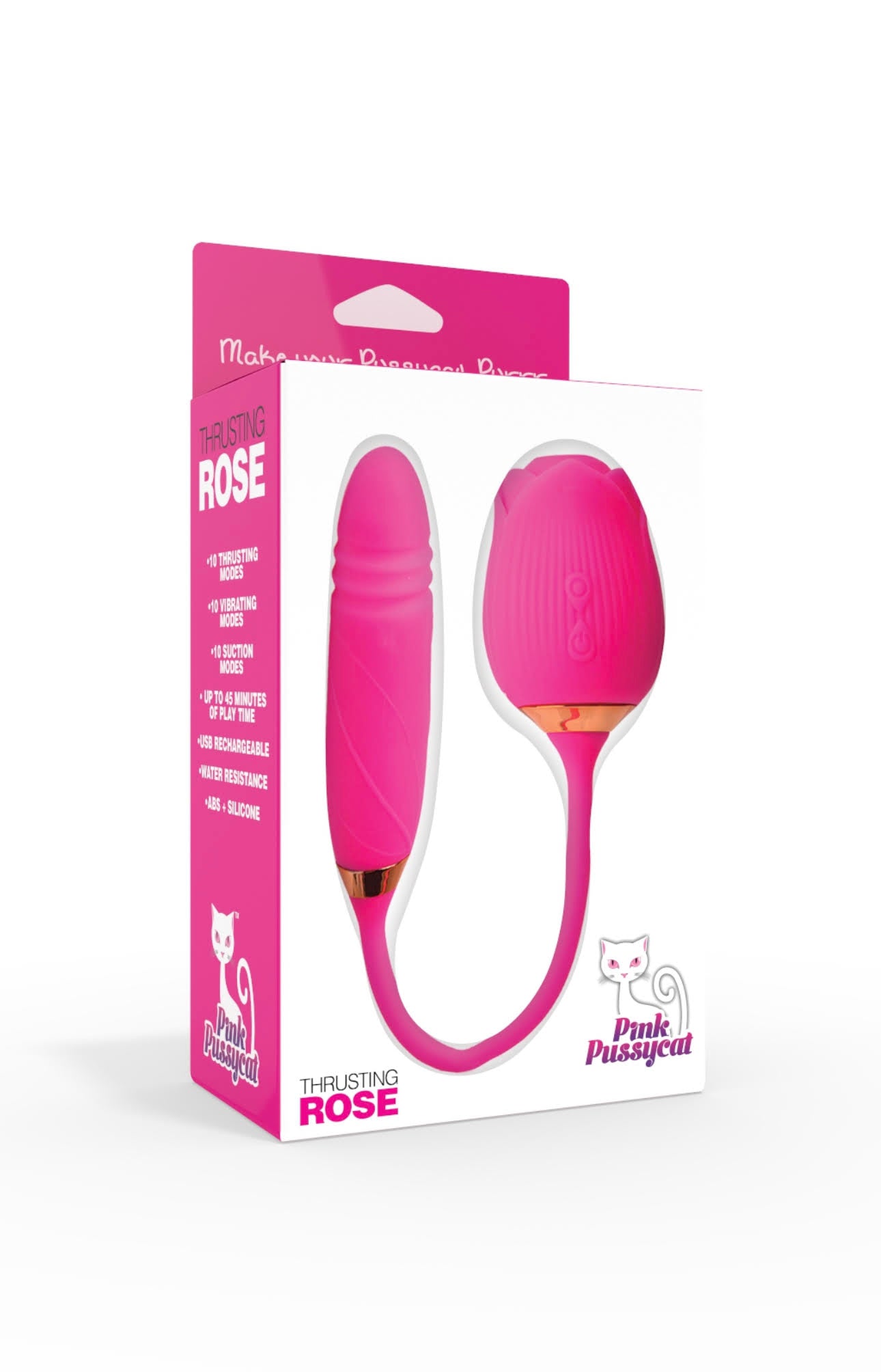 Pink Pussycat Thrusting Rose