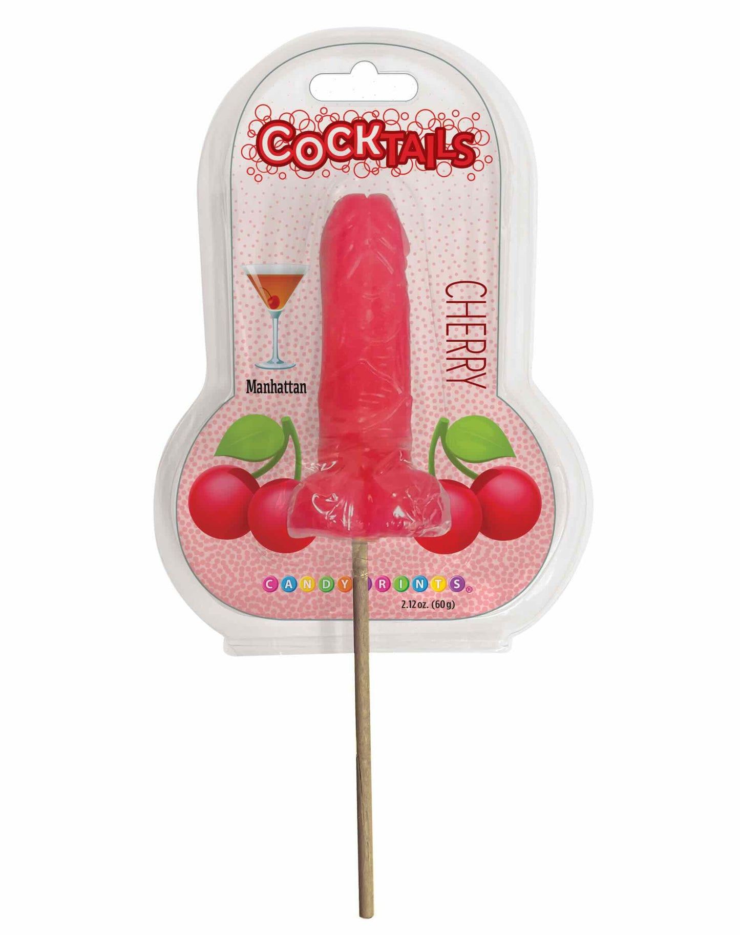 Cocktails 3D Lollipops Cherry