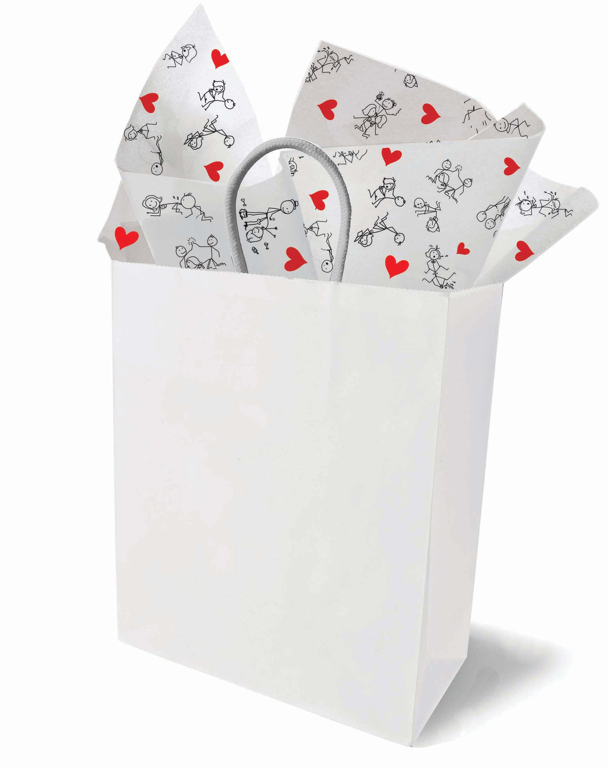 Naughty Stick Figure Tissue Paper