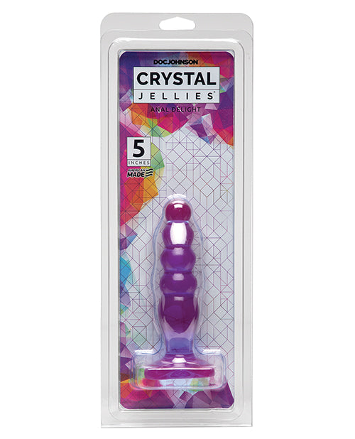 Crystal Jellies Anal Delight 5 Purple