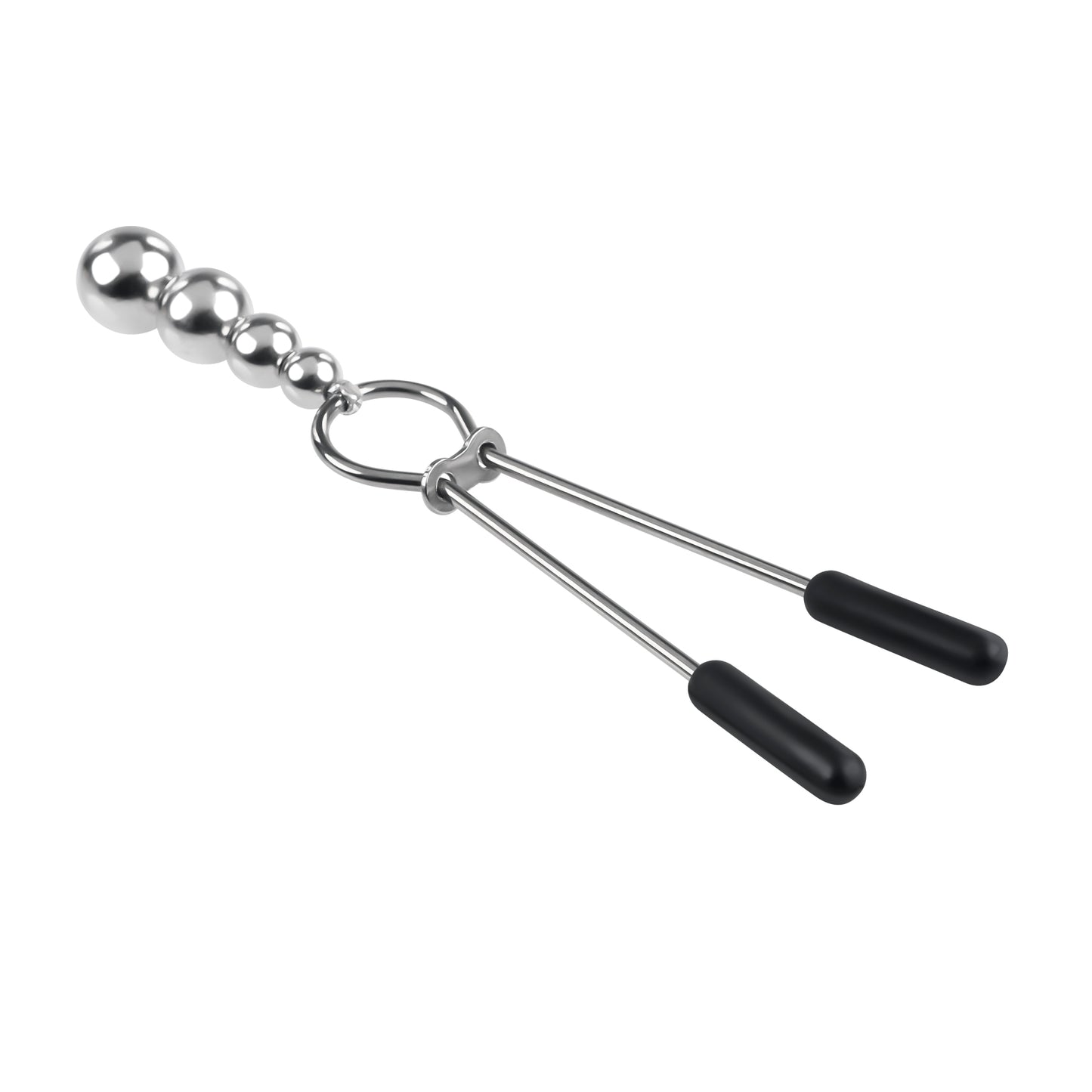 Selopa Beaded Nipple Clamps Stainless Steel Silver