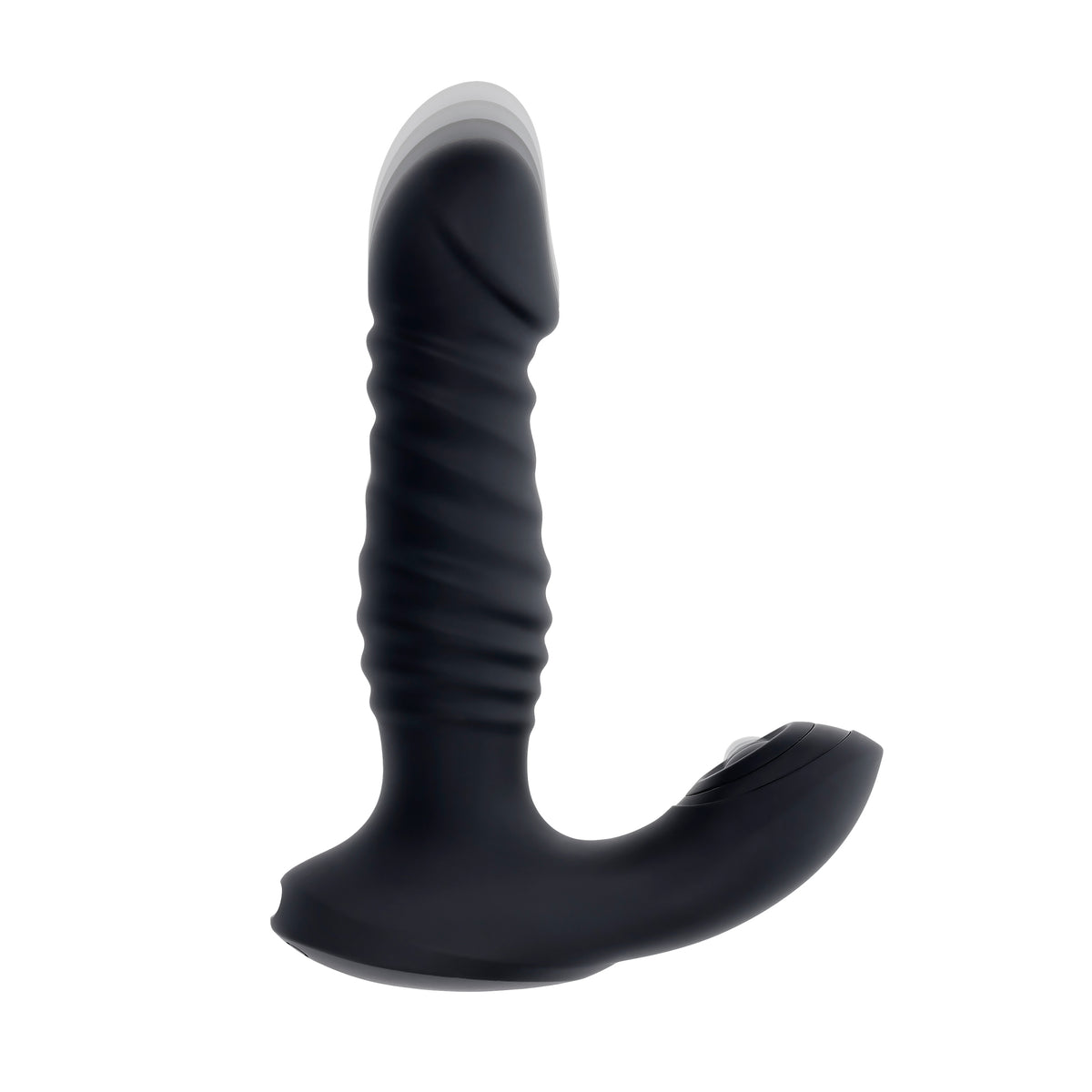 Zero Tolerance Striker Rechargeable Thrusting Anal Vibe With Remote Silicone Black