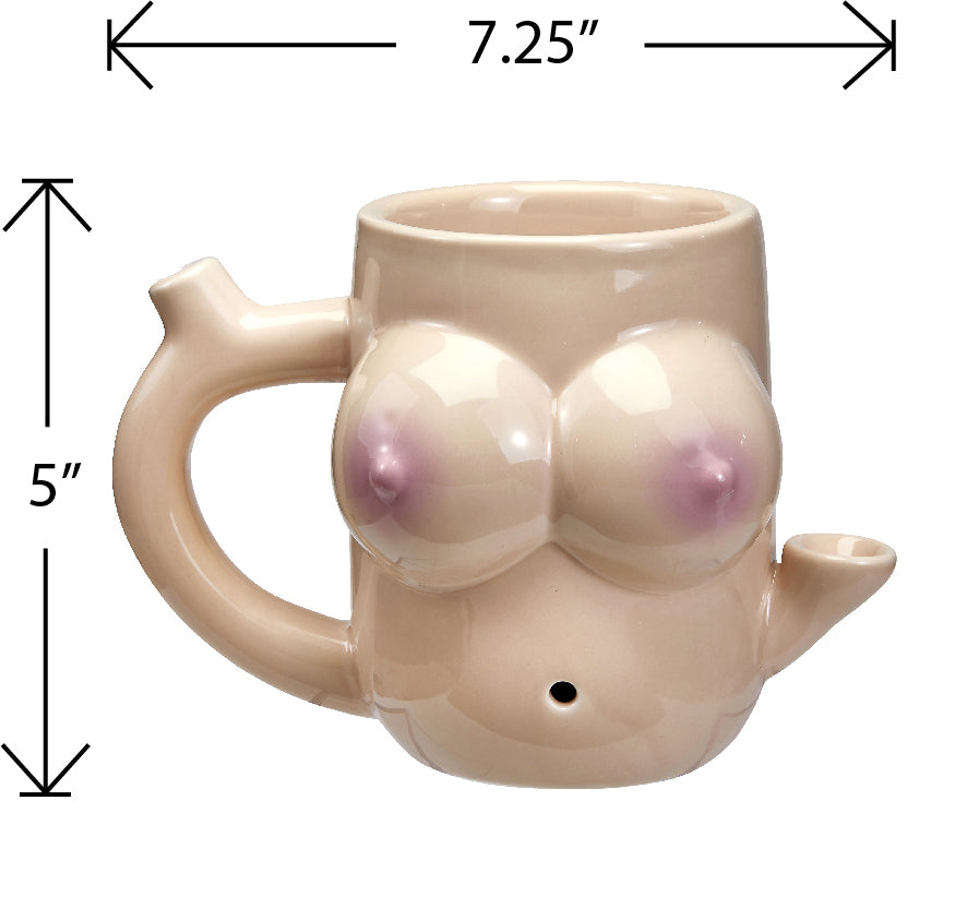 Fashioncraft Novelty Mug - Boobs Ivory