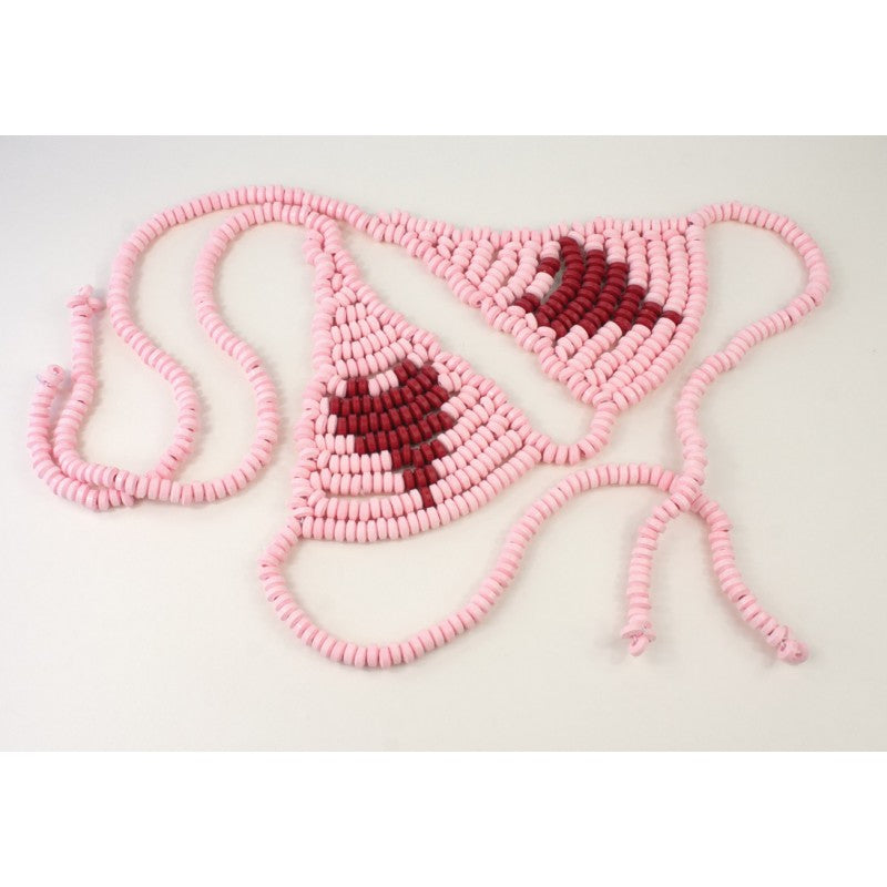 Lover's Candy Bra Heart Red, Pink