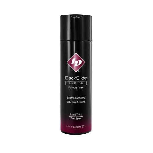 Id Backslide Silicone Anal Lubricant 4.4oz Flip Cap Bottle