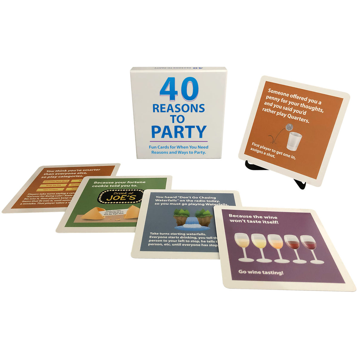 40 Reasons To Party Cards