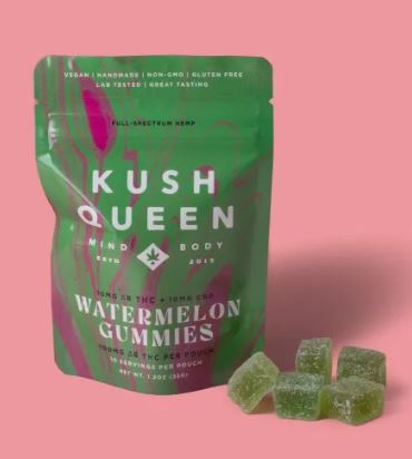 Kush Queen Watermelon Female Gummies Delta 8