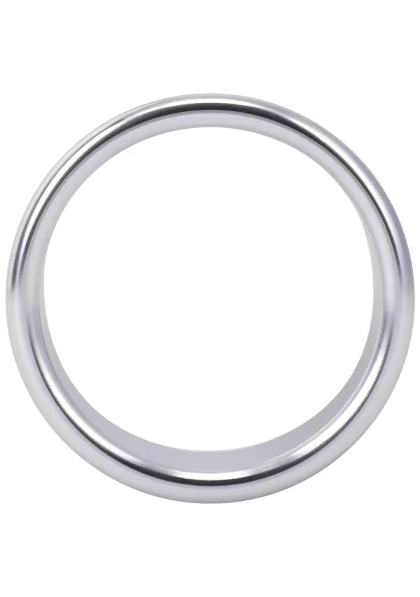 Rock Solid Brushed Alloy Large (1.75in X .75in) Silver