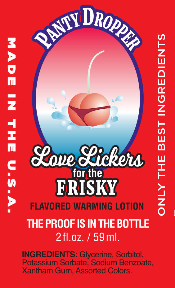 Love Lickers Flavored Warming Oil - Panty Dropper 1.76oz
