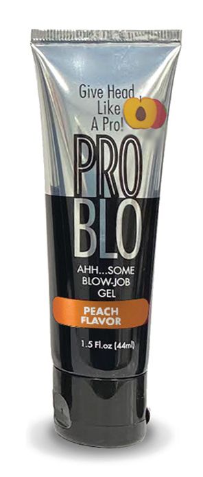 Problo Oral Pleasure Gel Peach 1.5oz
