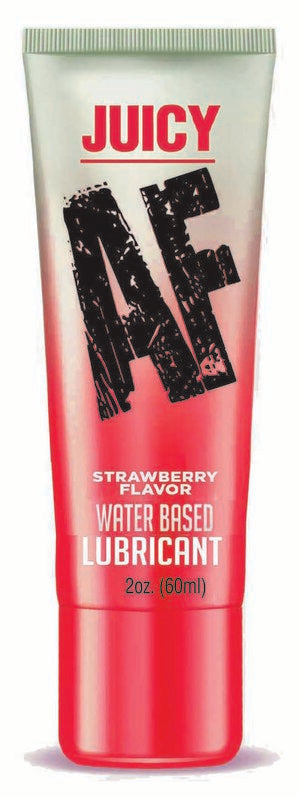 Juicy Af Water-based Lube - Strawberry 2 Oz