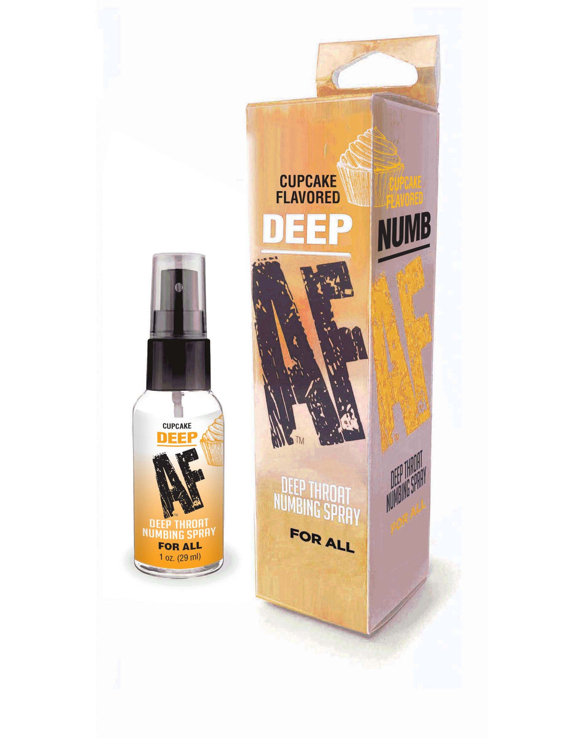 Deep Af Deep Throat Spray Cupcake 1 Oz.