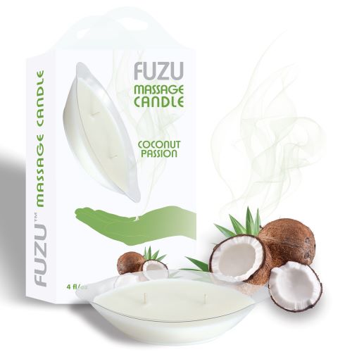 Fuzu Massage Candle Coconut Passion 4 OZ