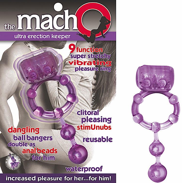 Macho Ultra Erection Keeper Vibrating Cock Ring